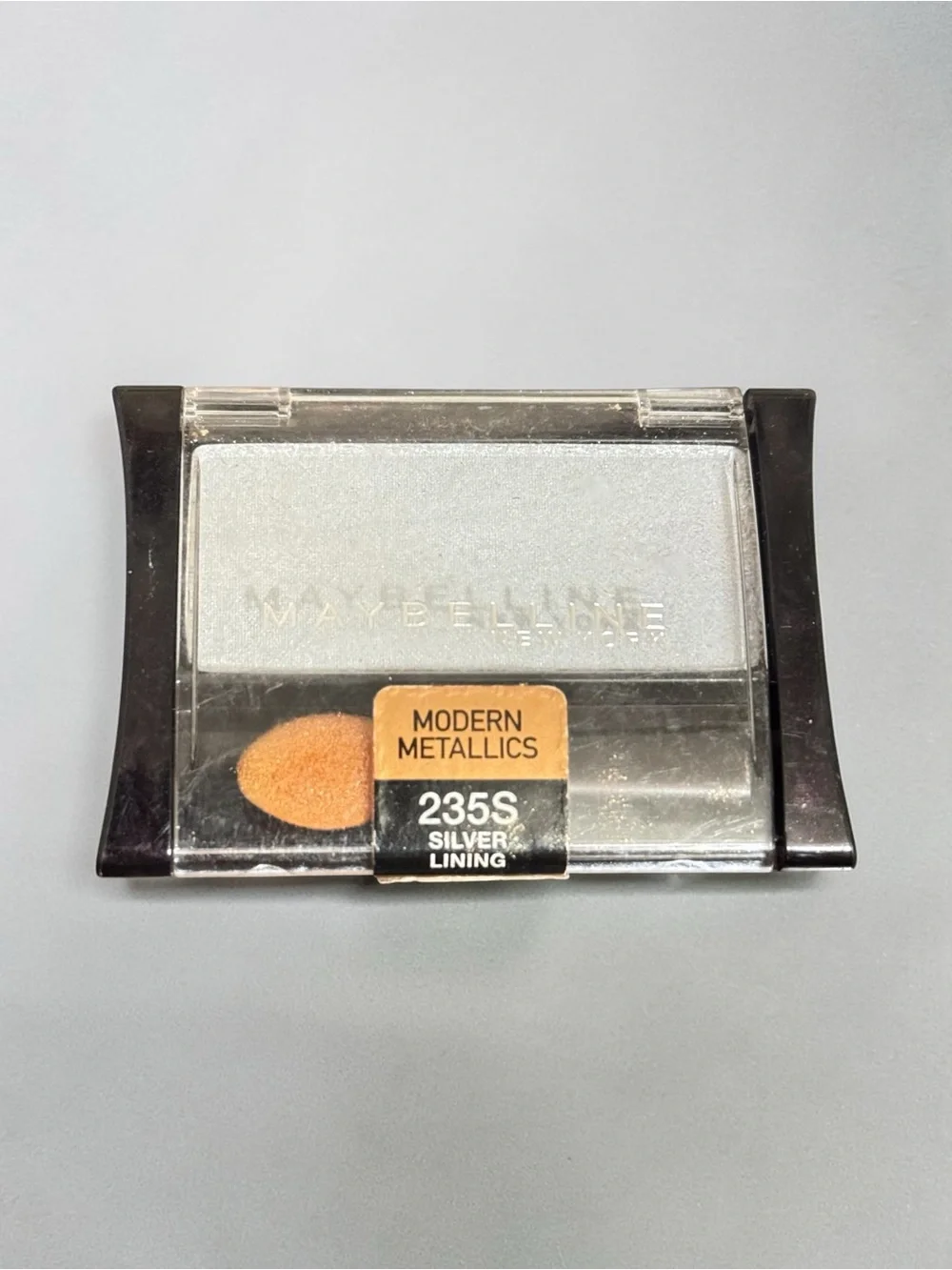 Maybelline Expert Wear Eyeshadow Shimmer 235S SILVER LINING Metallic Silver NEW